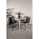 Pause Spisebord Rundt 120ø + Lindos Venture Design Spisegruppe