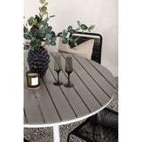 Pause Spisebord Rundt 120ø + Lindos Venture Design Spisegruppe