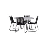 Pause Spisebord Rundt 120ø + Lindos Venture Design Spisegruppe