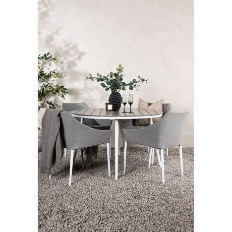 Break Spisebord Rundt 120ø + Spoga spisestoler Venture Design Spisegruppe
