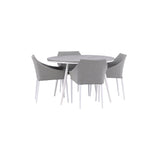 Break Spisebord Rundt 120ø + Spoga spisestoler Venture Design Spisegruppe