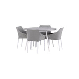 Break Spisebord Rundt 120ø + Spoga spisestoler Venture Design Spisegruppe