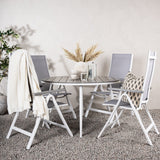 Pause Spisebord Rundt 120ø + Albany Venture Design Spisegruppe