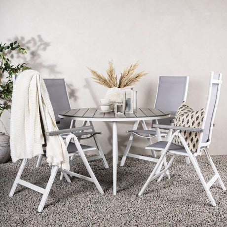 Pause Spisebord Rundt 120ø + Albany Venture Design Spisegruppe