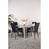 Pause Spisebord Rundt 120ø + Anna stoler Venture Design Spisegruppe