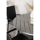 Pause Spisebord Rundt 120ø + Anna stoler Venture Design Spisegruppe