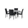 Pause Spisebord Rundt 120ø + Anna stoler Venture Design Spisegruppe