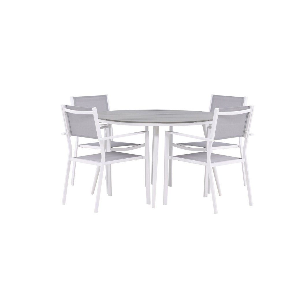 Pause Spisebord Rundt 120ø + Copacabana Venture Design Spisegruppe