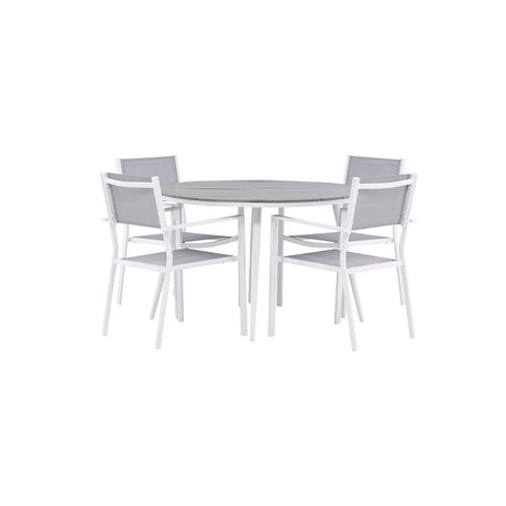 Pause Spisebord Rundt 120ø + Copacabana Venture Design Spisegruppe