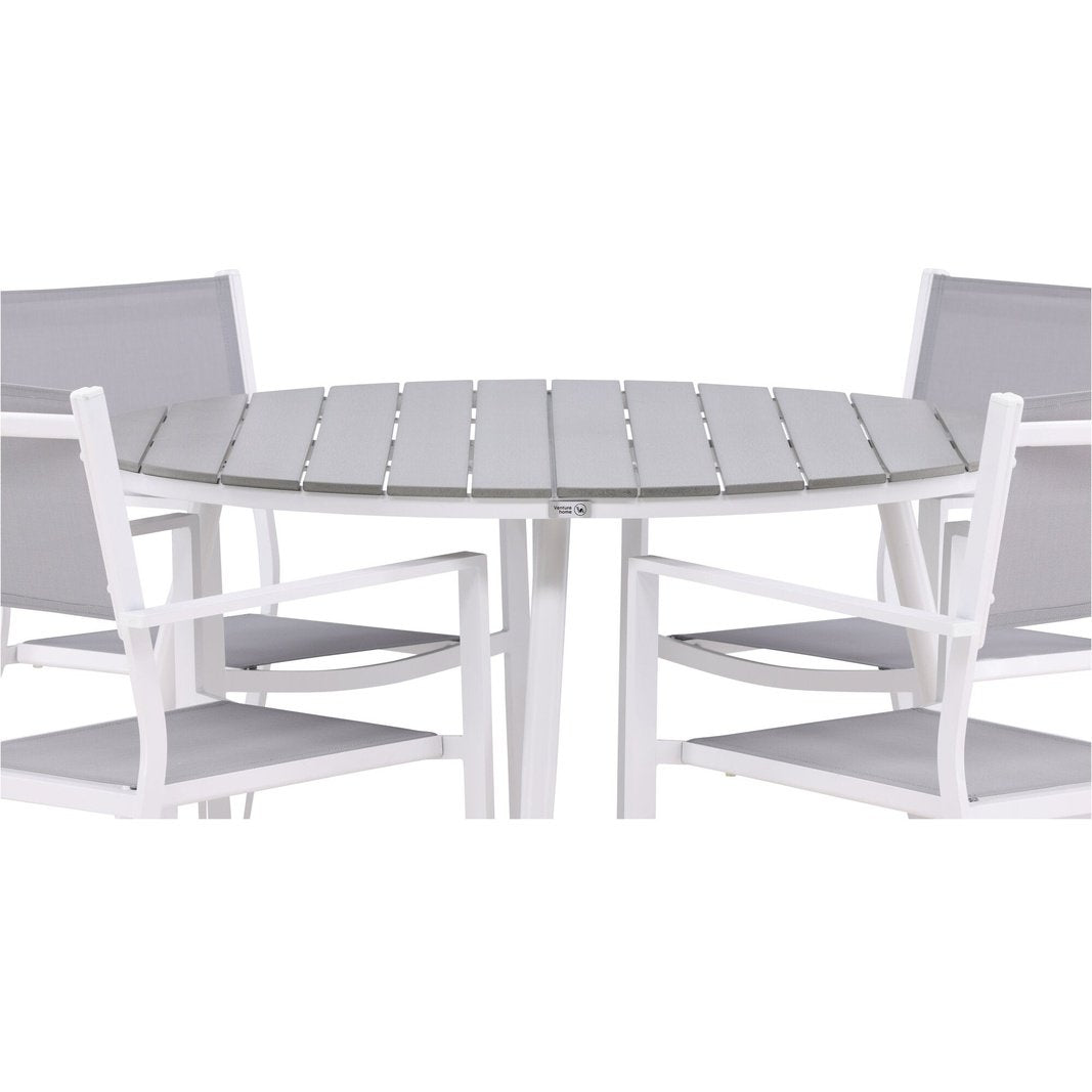 Pause Spisebord Rundt 120ø + Copacabana Venture Design Spisegruppe