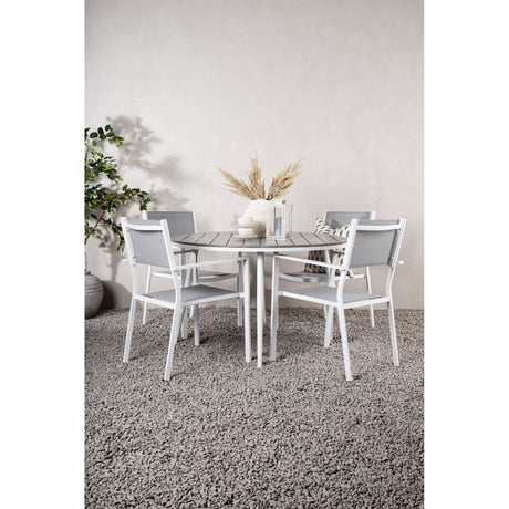 Pause Spisebord Rundt 120ø + Copacabana Venture Design Spisegruppe