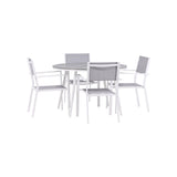 Pause Spisebord Rundt 120ø + Copacabana Venture Design Spisegruppe