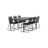 Modena Spisebord 200*100cm + Lindos stol Venture Design Spisegruppe