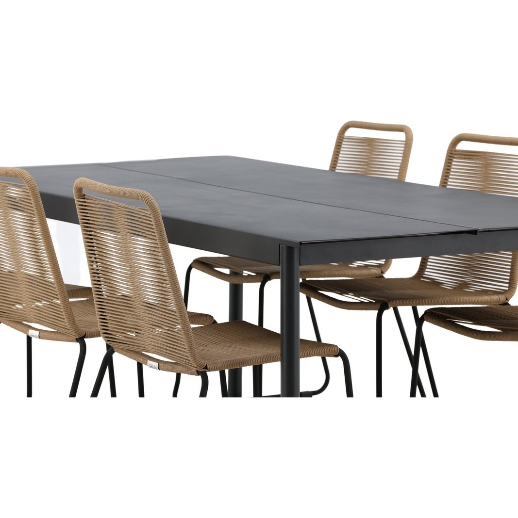 Modena Spisebord 200*100cm + Lindos Venture Design Spisegruppe