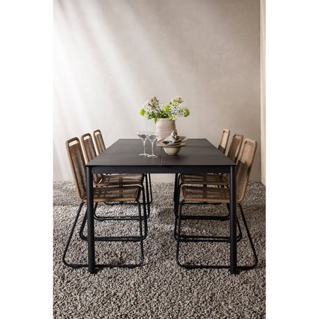 Modena Spisebord 200*100cm + Lindos Venture Design Spisegruppe