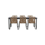 Modena Spisebord 200*100cm + Lindos Venture Design Spisegruppe