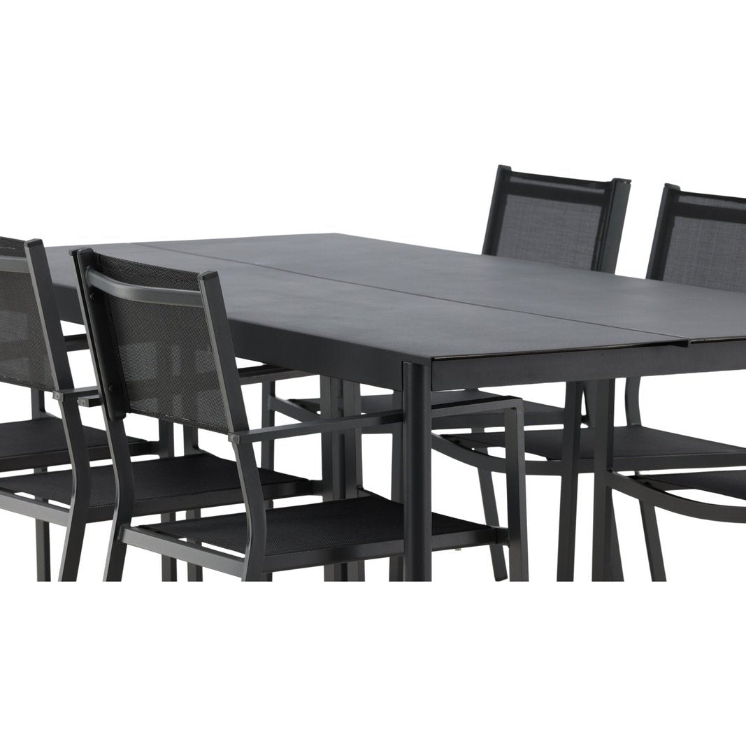 Modena Spisebord 200*100cm + Copacabana Venture Design Spisegruppe