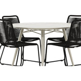 Lina spisebord Rund 120 cm + Lindos Venture Design Spisegruppe