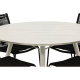 Lina spisebord Rund 120 cm + Lindos Venture Design Spisegruppe
