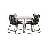 Lina spisebord Rund 120 cm + Lindos Venture Design Spisegruppe