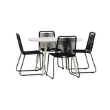 Lina spisebord Rund 120 cm + Lindos Venture Design Spisegruppe