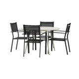 Lina spisebord Rundt120 cm + Copacabana Venture Design Spisegruppe