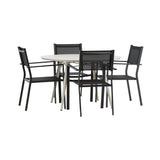 Lina spisebord Rundt120 cm + Copacabana Venture Design Spisegruppe