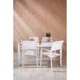 Togo Spisebord 150*100 + Santorini Armstol Venture Design Spisegruppe