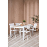 Togo Spisebord 150*100 + Santorini Armstol Venture Design Spisegruppe