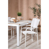 Togo Spisebord 150*100 + Santorini Armstol Venture Design Spisegruppe