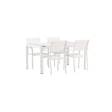 Togo Spisebord 150*100 + Santorini Armstol Venture Design Spisegruppe