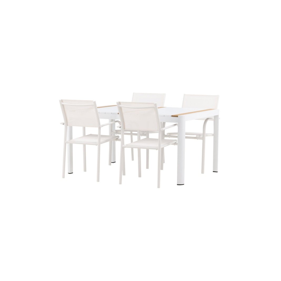 Togo Spisebord 150*100 + Santorini Armstol Venture Design Spisegruppe