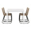 Togo Spisebord 150*100 + Lindos Venture Design Spisegruppe