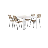 Togo Spisebord 150*100 + Lindos Lenestol Venture Design Spisegruppe
