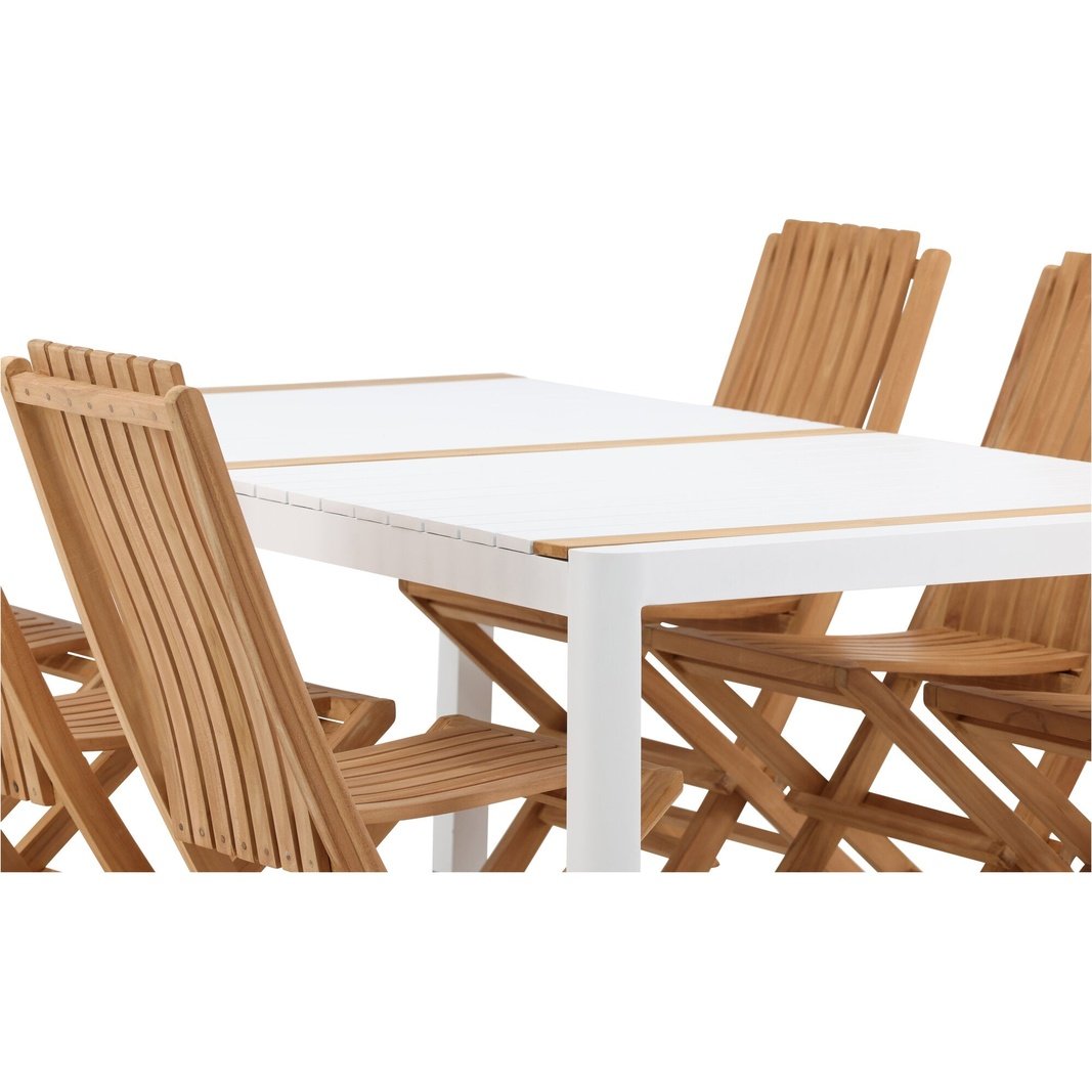 Togo Spisebord 200*100 + Ghana stol Venture Design Spisegruppe