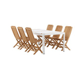 Togo Spisebord 200*100 + Ghana stol Venture Design Spisegruppe
