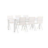 Togo Spisebord 200*100 + Alina spisestoler Venture Design Spisegruppe