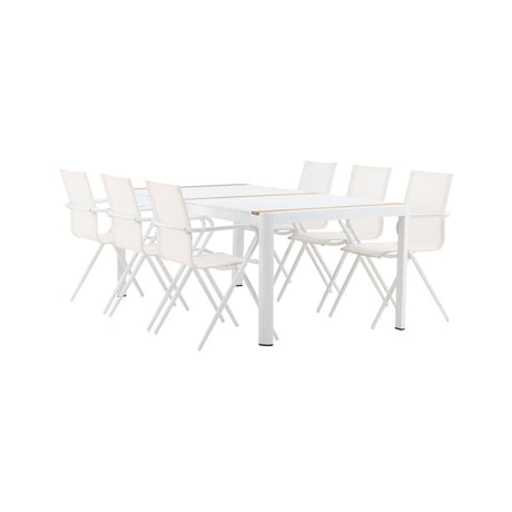 Togo Spisebord 200*100 + Alina spisestoler Venture Design Spisegruppe