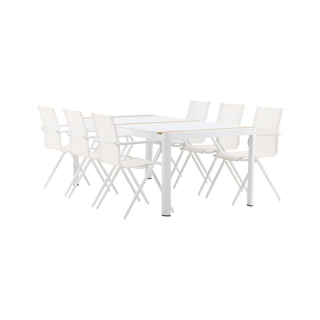 Togo Spisebord 200*100 + Alina spisestoler Venture Design Spisegruppe