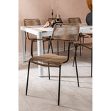 Togo Spisebord 200*100 + Lindos Lenestol Venture Design Spisegruppe