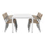 Togo Spisebord 200*100 + Lindos Lenestol Venture Design Spisegruppe