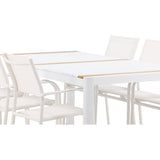 Togo Spisebord 200*100 + Santorini Armstol Venture Design Spisegruppe