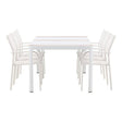 Togo Spisebord 200*100 + Santorini Armstol Venture Design Spisegruppe