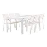 Togo Spisebord 200*100 + Santorini Armstol Venture Design Spisegruppe