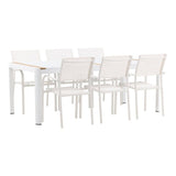 Togo Spisebord 200*100 + Santorini Armstol Venture Design Spisegruppe