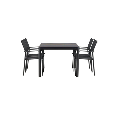 Togo Spisebord 150*100 + Santorini Armstol Venture Design Spisegruppe
