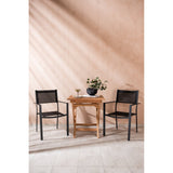 Ghana foldbart bord 70*70cm + Copacabana stol / Venture Design Spisegruppe