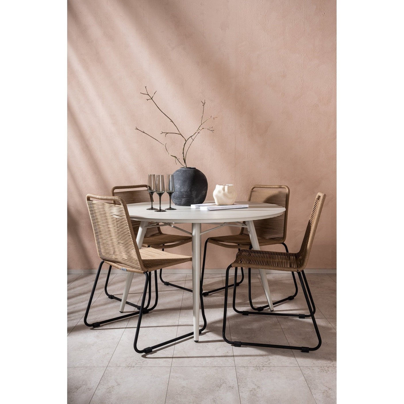 Lina spisebord Rundt120 cm- Lindos Venture Design Spisegruppe