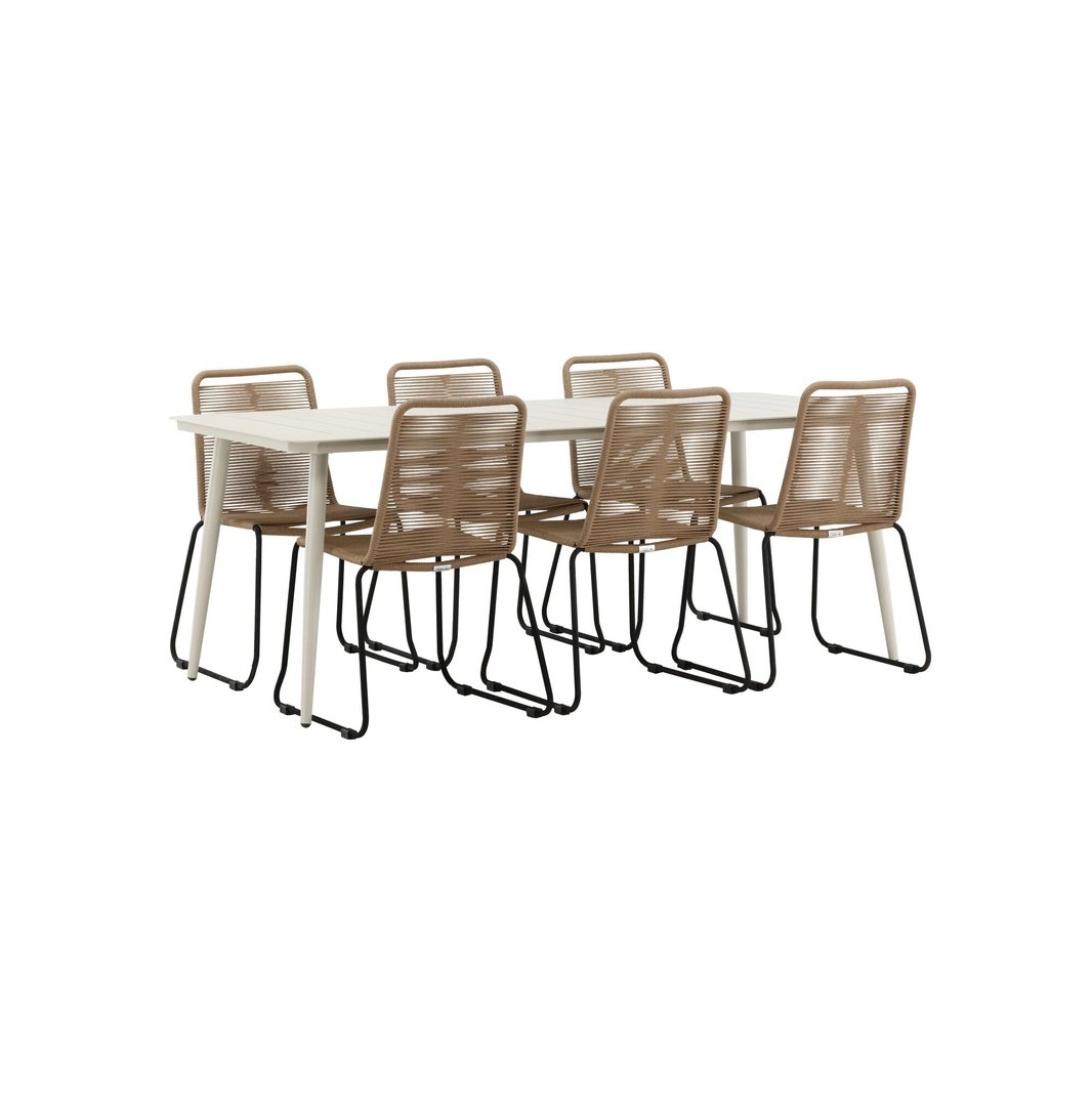 Lina spisebord 200*90- Lindos Venture Design Spisegruppe