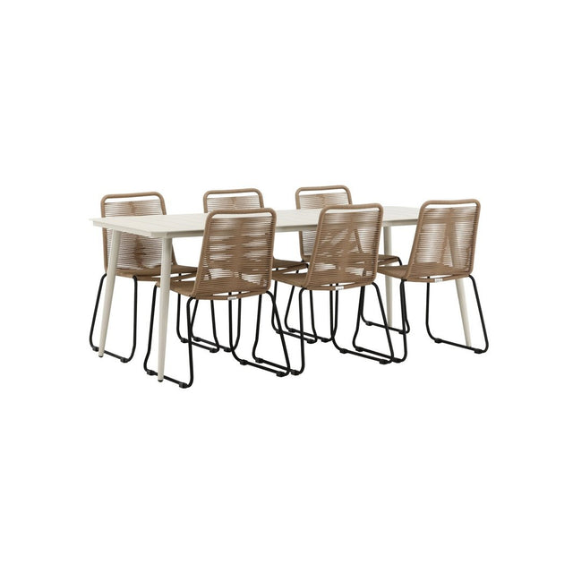 Lina spisebord 200*90- Lindos Venture Design Spisegruppe